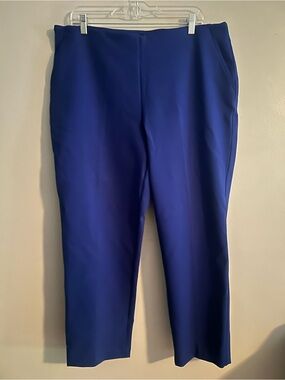 Rachel Zoe Cropped Slim Ankle Pants in Cobalt Blue